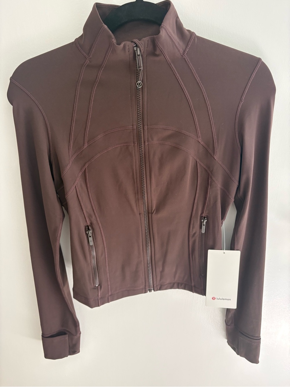 lululemon athletica Women's Dark Brown Full-Zip Utility Jacket